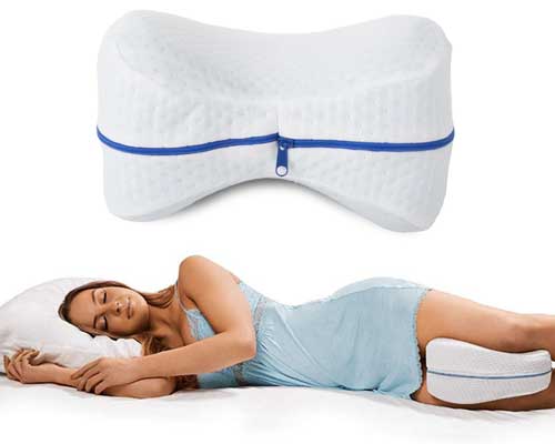 poduszka do spania na boku między kolana